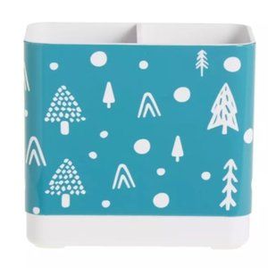 Marmalade Polar Bear Plastic Toothbrush Holder Whimsical Tree Mountaintop Design